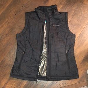 COLUMBIA Omni heat black vest